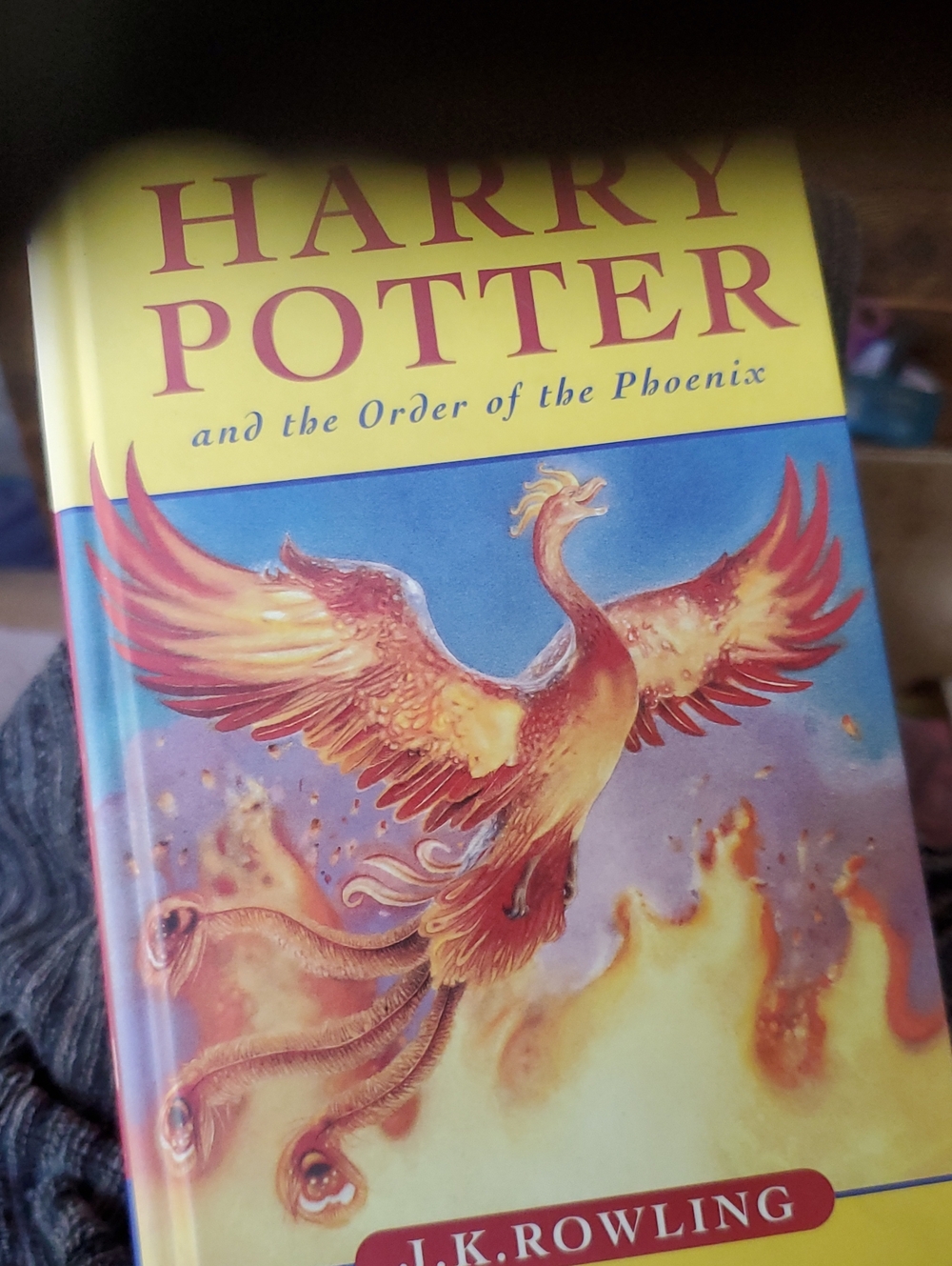 Harry Potter and the Order of the Phoenix – Yellow and Red Phoenix Hardcover